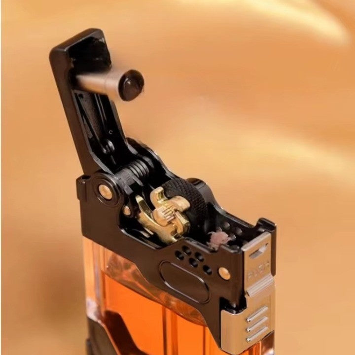 Clear Tank Metal Kerosene Lighter | Luvikno