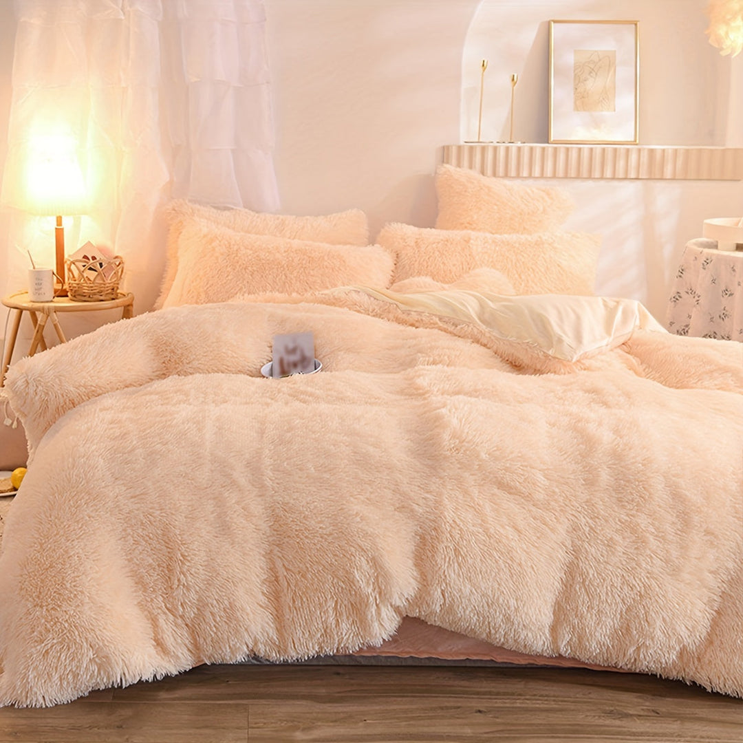 Luvikno | Ultra Soft Plush Duvet Cover Set with Zipper - Luksus & Komfort