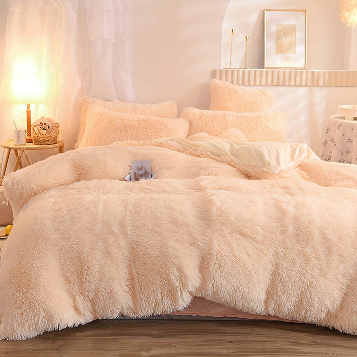 Luvikno | Ultra Soft Plush Duvet Cover Set with Zipper - Luksus & Komfort