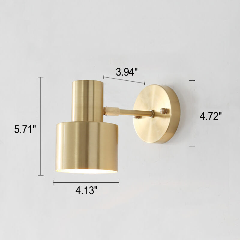Moderne Gullvegglampe - Minimalistisk Metalldesign for Luksuriøse Interiører | Luvikno
