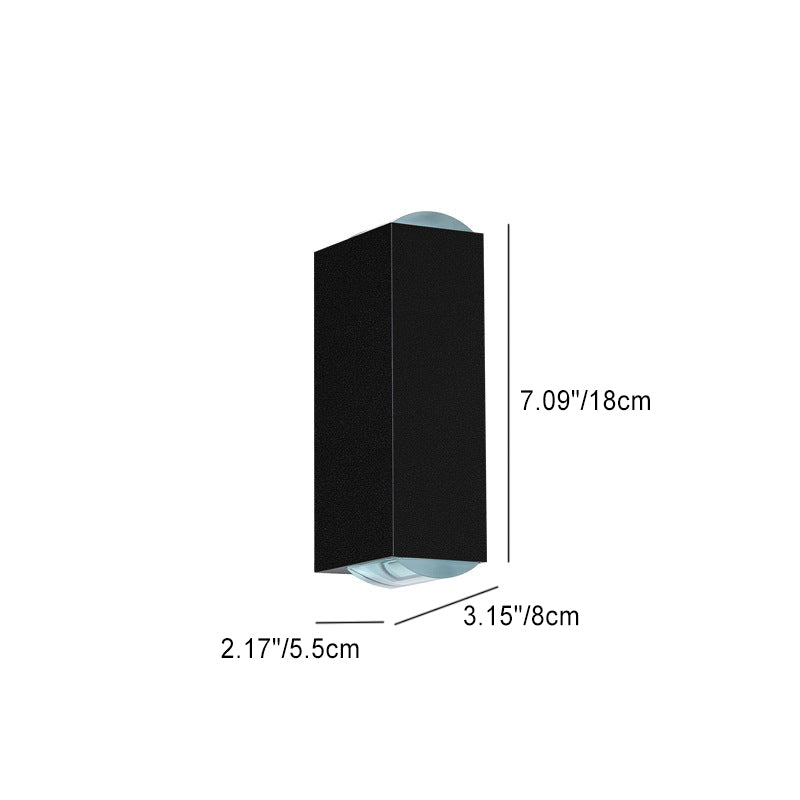 Moderne Minimalistisk Utendørs Vanntett Strålekaster LED Utendørs Dekorativ Vegglampe | Luvikno