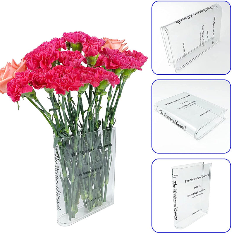 Bokformet akryl vase | Luvikno
