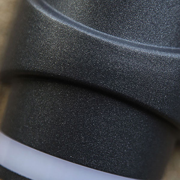 Moderne Sylinderformet Die-Cast Aluminium LED Vanntett Utendørs Hage Vegglampe | Luvikno