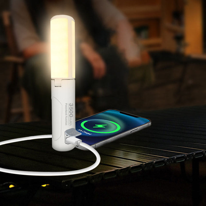 Samtidig Kreativ Solbatteridrevet Sylinderformet Jern Akryl LED Utendørslys For Utendørs Patio | Luvikno