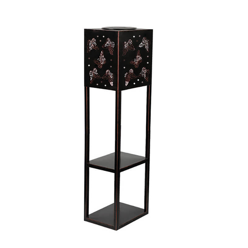 Solar Butterfly Light Shadow Square Shelf Planter Light Garden Decorative Outdoor Waterproof Patio Outdoor Light | Luvikno