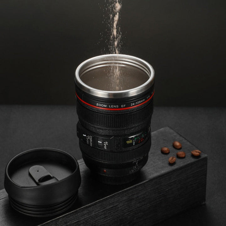 Kameralinse Inspirert Isolert Krus Kaffe Krus | Luvikno