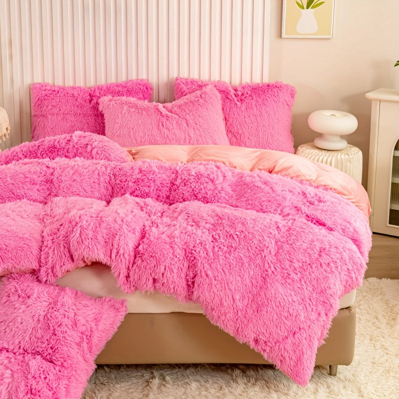 Luvikno | Ultra Soft Plush Duvet Cover Set with Zipper - Luksus & Komfort
