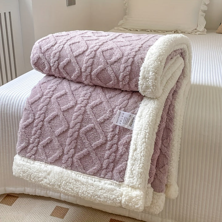 Luvikno | Stilig Vendbar Fleece Teppe for Ultimat Komfort og Varme