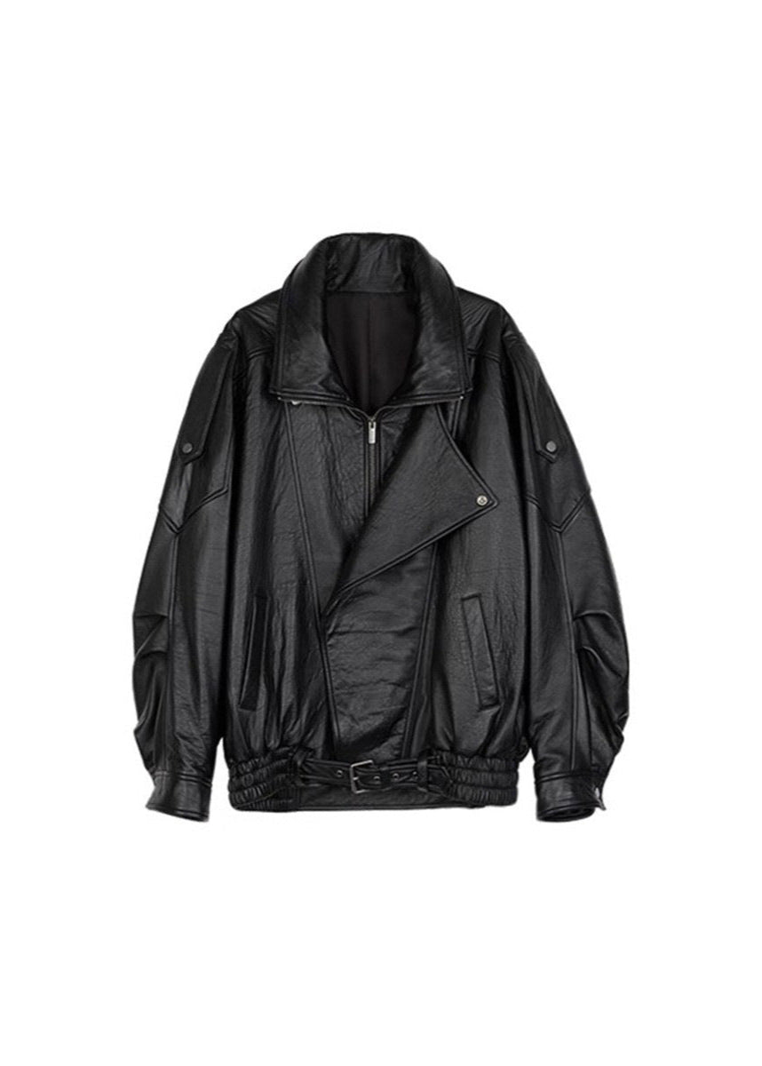 Luvik | Skinnbikerjakke – Vintage-inspirert Krav