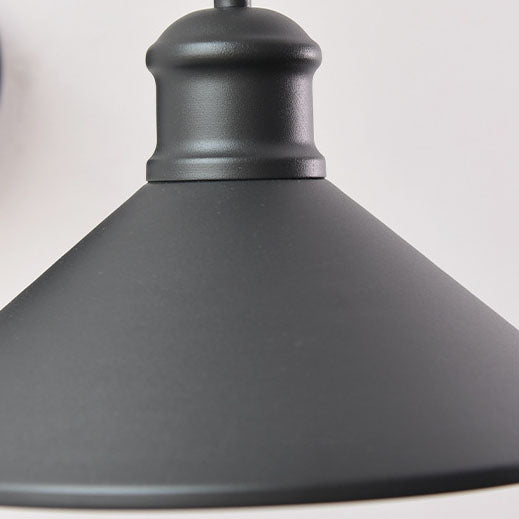 Moderne Minimalistisk Kjegle Jern 1-Lys Vegglampe For Utendørs Patio | Luvikno