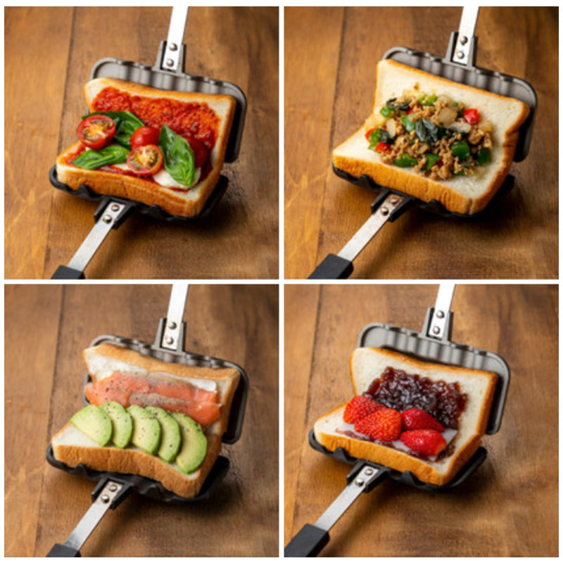 Dobbelt-sided sandwich bakepanne | Luvikno
