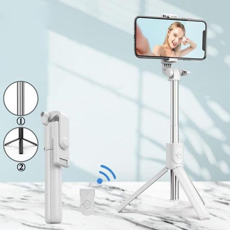 Tripod for selfie stick with Bluetooth remote control | Luvikno