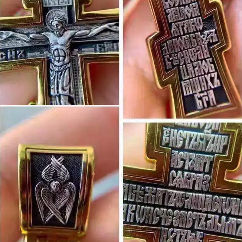 Vintage Cross Necklace Luvikno