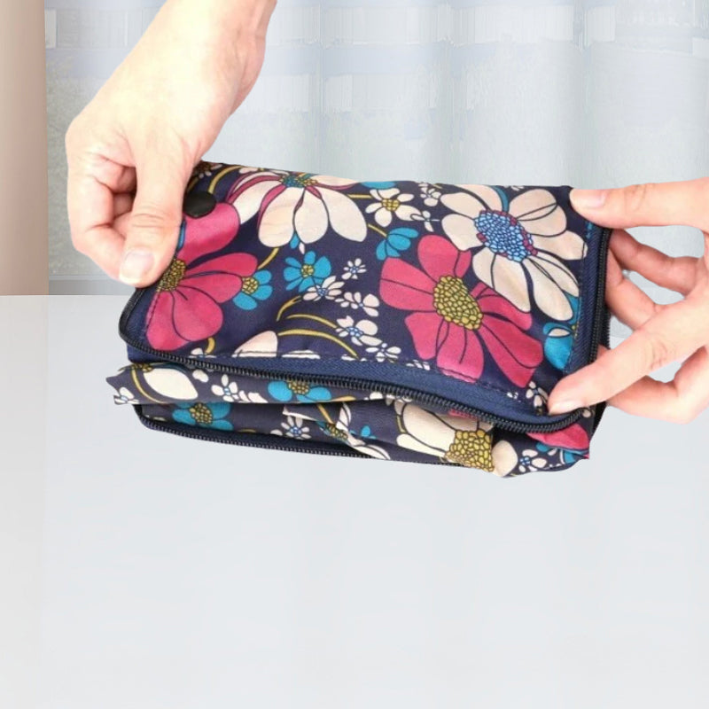 Samlebar trykt nylon ryggsekk med snor | Luvikno