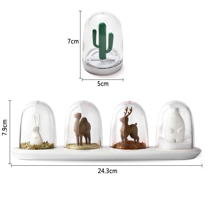 Tempus - Ornament Dome Salt & Pepper Shakers | Luvikno