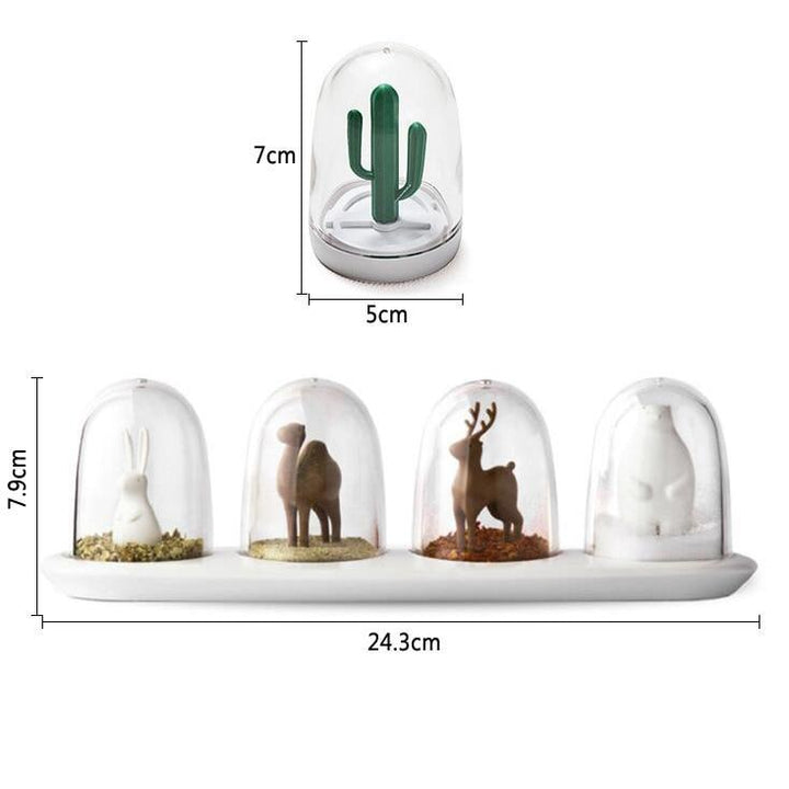 Tempus - Ornament Dome Salt & Pepper Shakers | Luvikno