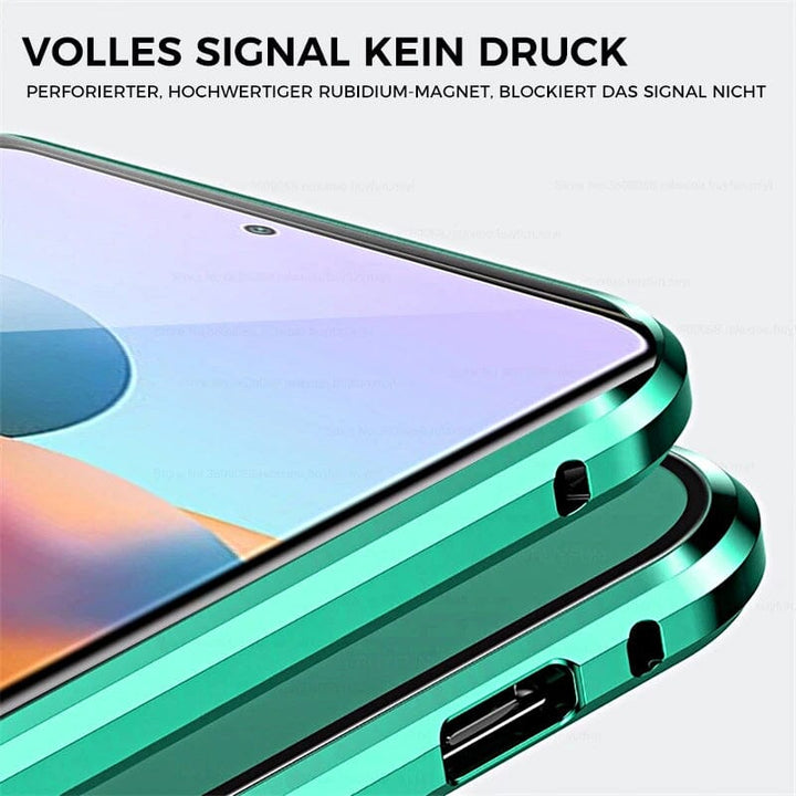 Luvikno | Samsung magnetisk herdet glass dobbelt-sidig telefondeksel