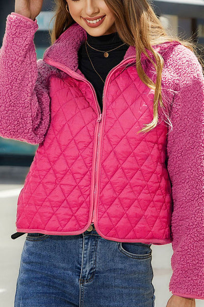 Luvik | paneeloitu vetoketjuhuppari, jossa on pitkät hihat