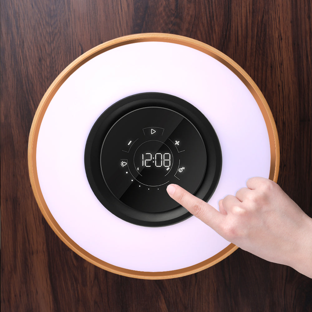 LumeCharge - Minimalistisk LED Bordlampe med Trådløs Lading | Luvikno