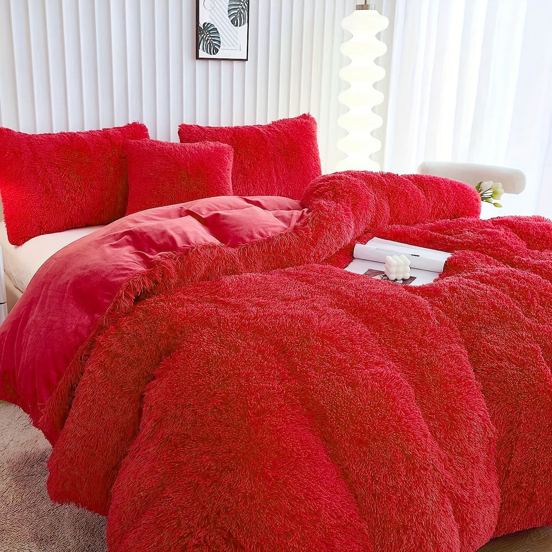 Luvikno | Ultra Soft Plush Duvet Cover Set with Zipper - Luksus & Komfort
