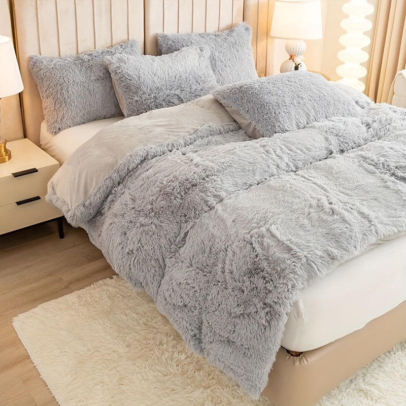 Luvikno | Ultra Soft Plush Duvet Cover Set with Zipper - Luksus & Komfort