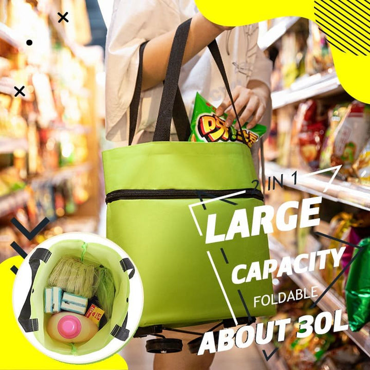 SmartCart - Omstillbare Handleposer med Hjul Luvikno