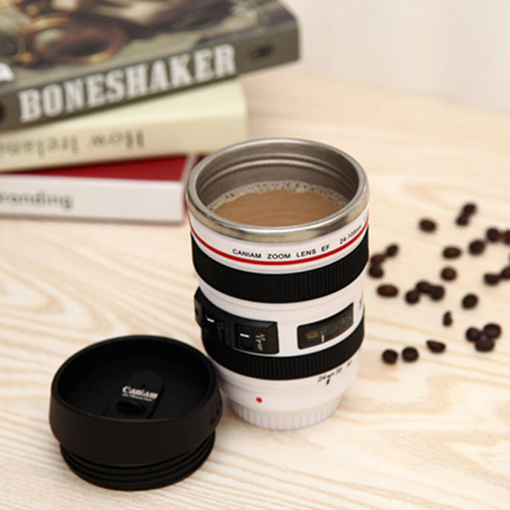 Kameralinse Inspirert Isolert Krus Kaffe Krus | Luvikno