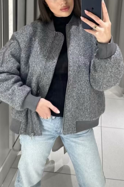 Luvik | Kaulukseton Pitkähiha Ribbikangastakki