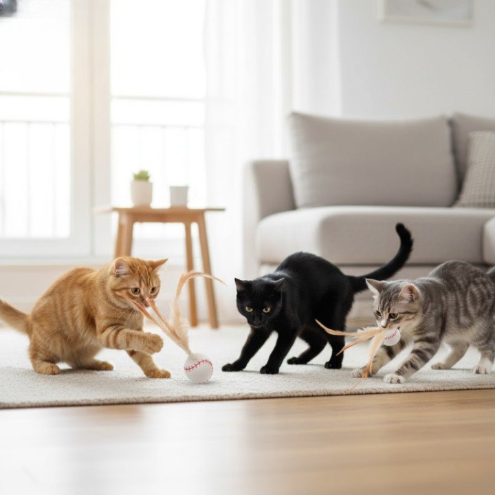 FetherSprint — Slipp løs den ville jegeren i katten din med stille leke moro! | Luvikno