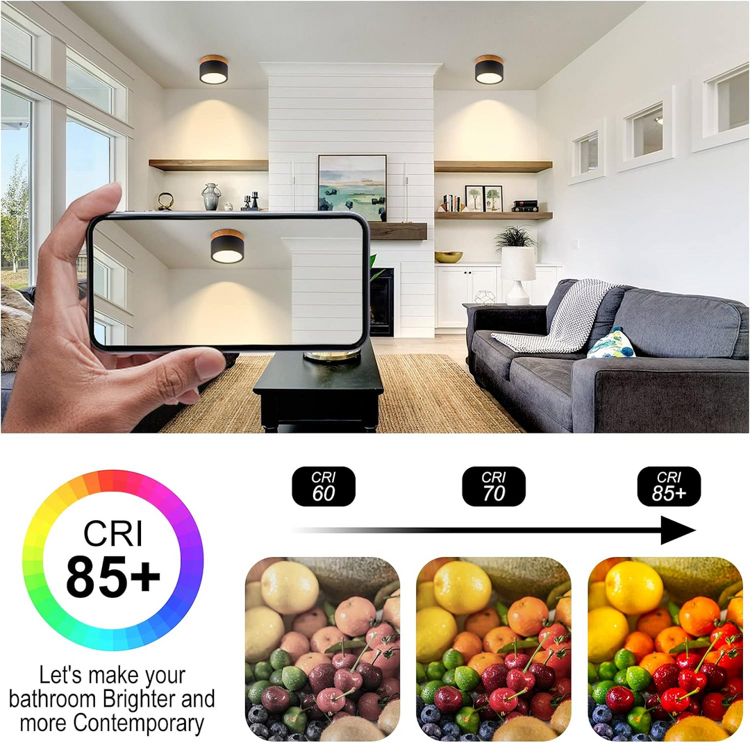 LED Taklampe Moderne Flush Mount Sylinder Luvikno