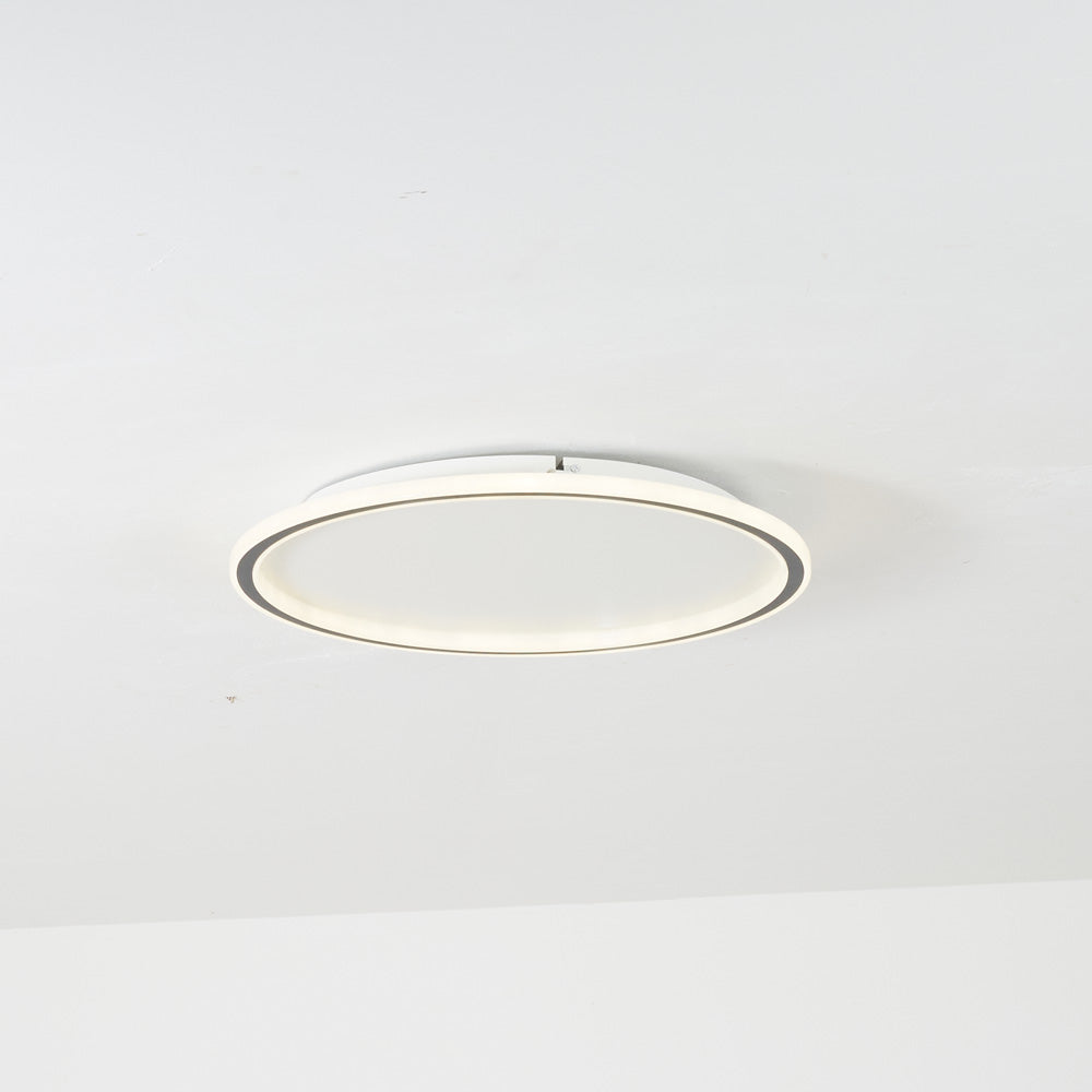 LunaNova - Moderne LED Taklampe Metall/Akryl for Stue og Soverom, Svart/Hvit Design | Luvikno