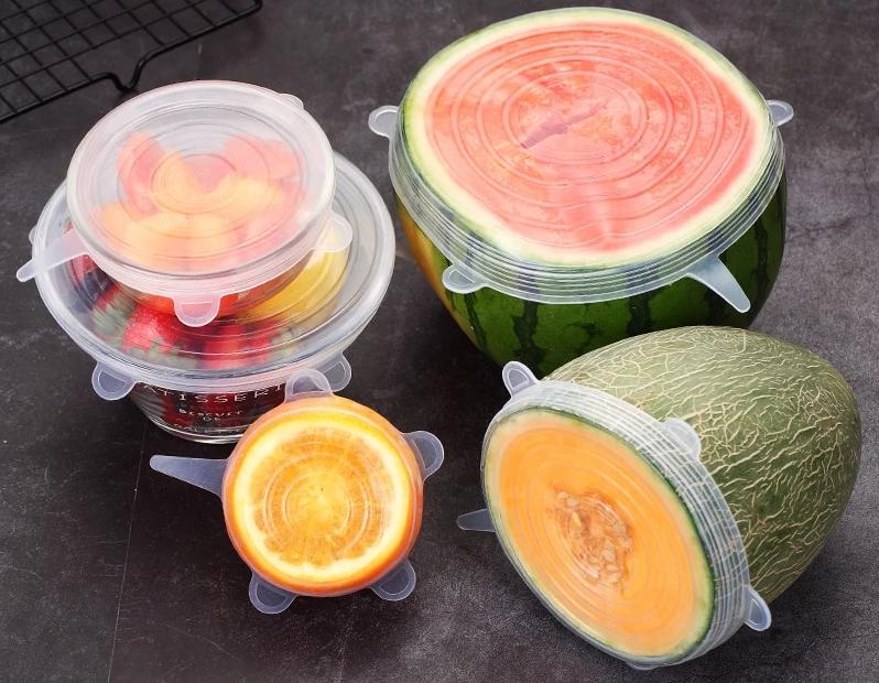 EcoLid - 6 Silikon Reusable Stretch Covers | Luvikno