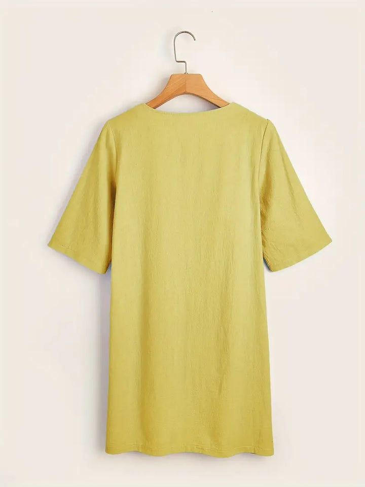 Luvik | rento mekko 3/4 hihoilla