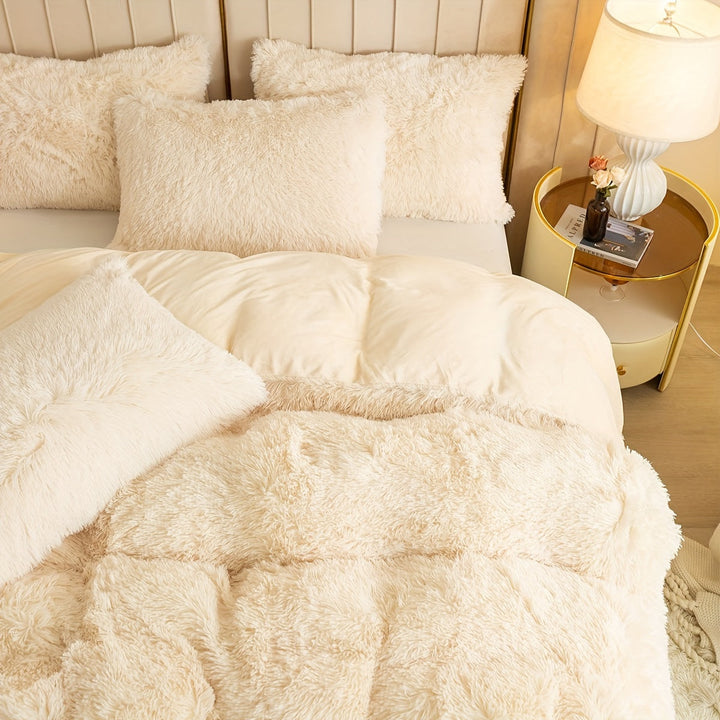 Luvikno | Ultra Soft Plush Duvet Cover Set with Zipper - Luksus & Komfort