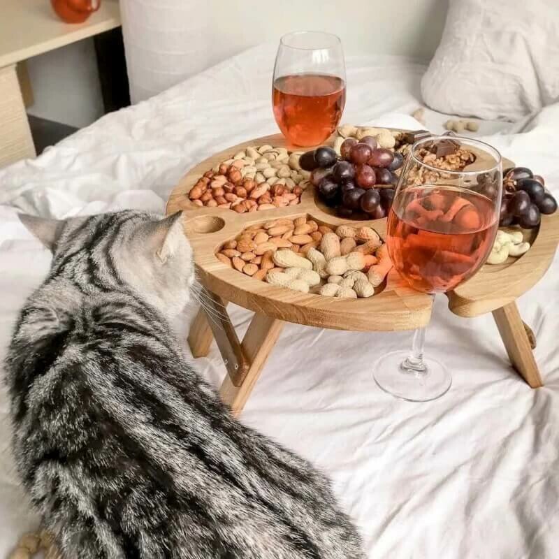 Luvikno | GourmetElegance Charcuterie Board Organizer | Sofistikert organizer for kjøtt og ost med stil