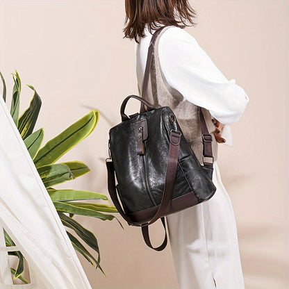 Luvik | Naisten turvavarusteet reppu, erityisesti kehitetty estämään varkauksia - Vegaaninen nahka