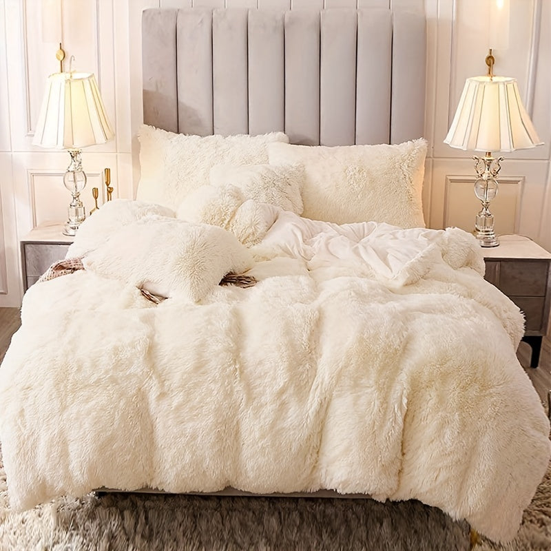 Luvikno | Ultra Soft Plush Duvet Cover Set with Zipper - Luksus & Komfort