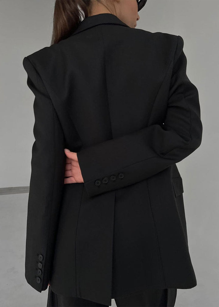Luvik | Svart V-hals dress Jakke - Elegant raffinement