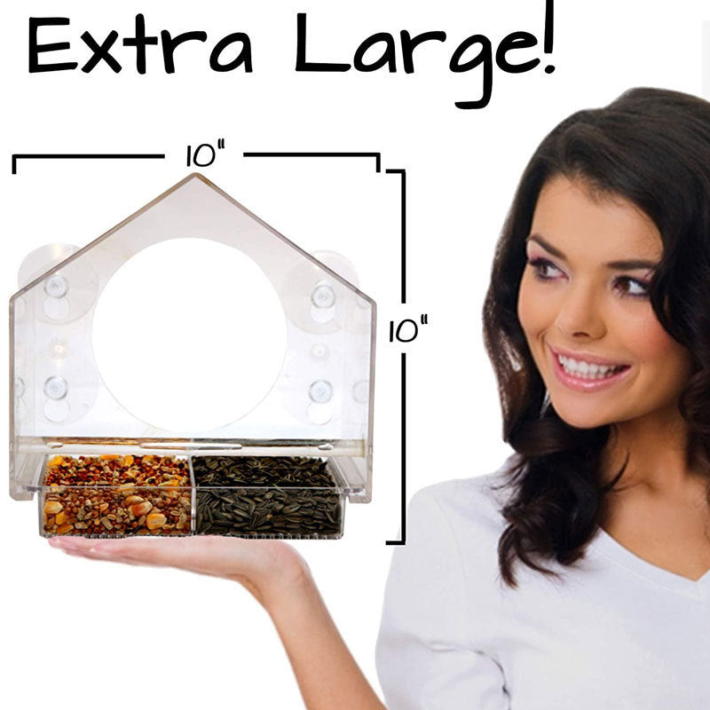 Smart Bird Feeder med Live Kamera | Luvikno