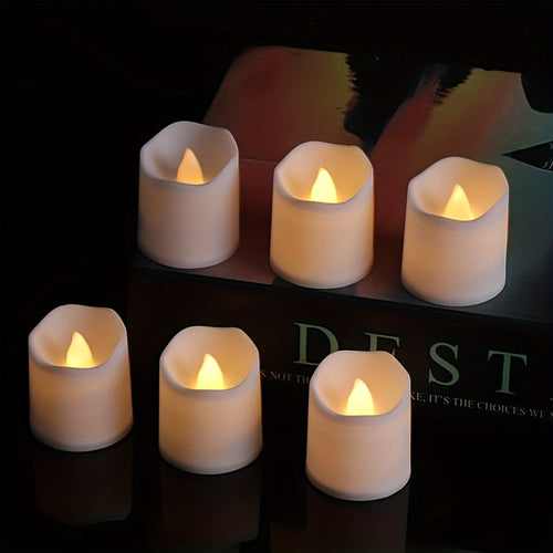 RomanticGlow - Flameless LED Te-lys for Atmosfæriske Øyeblikk Luvikno