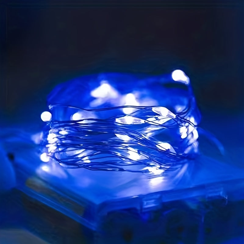 Fairy Lights Batteridrevet Kobbertråd Lyskjede Luvikno