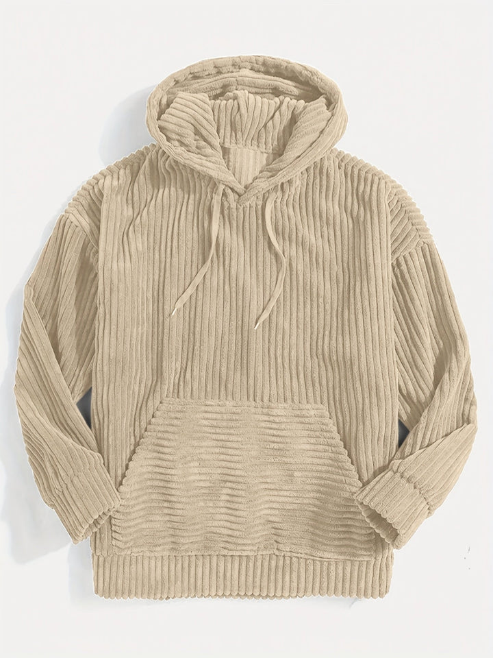 Luvik | Cordfløyel Komfort Hettegenser Sweatshirt