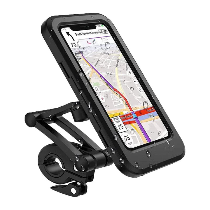 RideCharge Pro – Vanntett telefonholder med USB og 15W trådløs lading for sykkel og el-sykkel | Luvikno