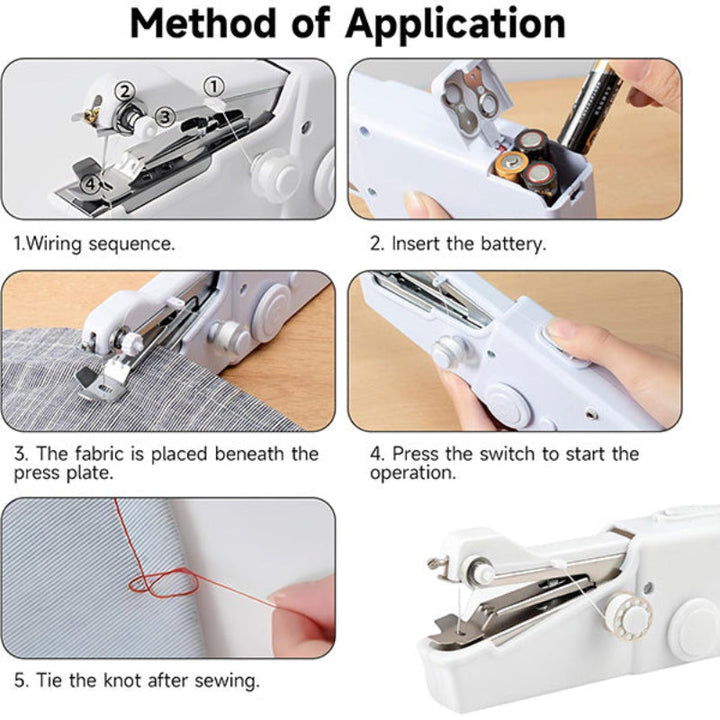 SpeedStitch Mini – Bærbar Håndsymaskin | Luvikno