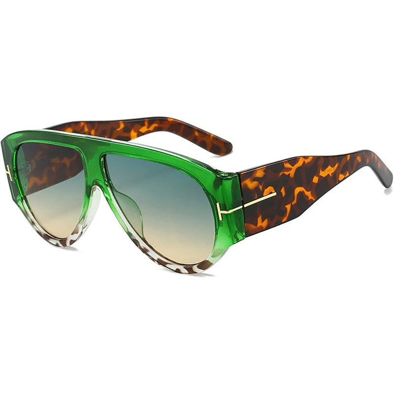Oversized UV400 Aviator Solbriller Luvikno