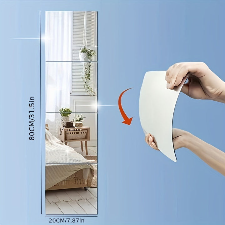 AcrylicSafe Speilsett – Stilige og Bruddresistente Speil Luvikno