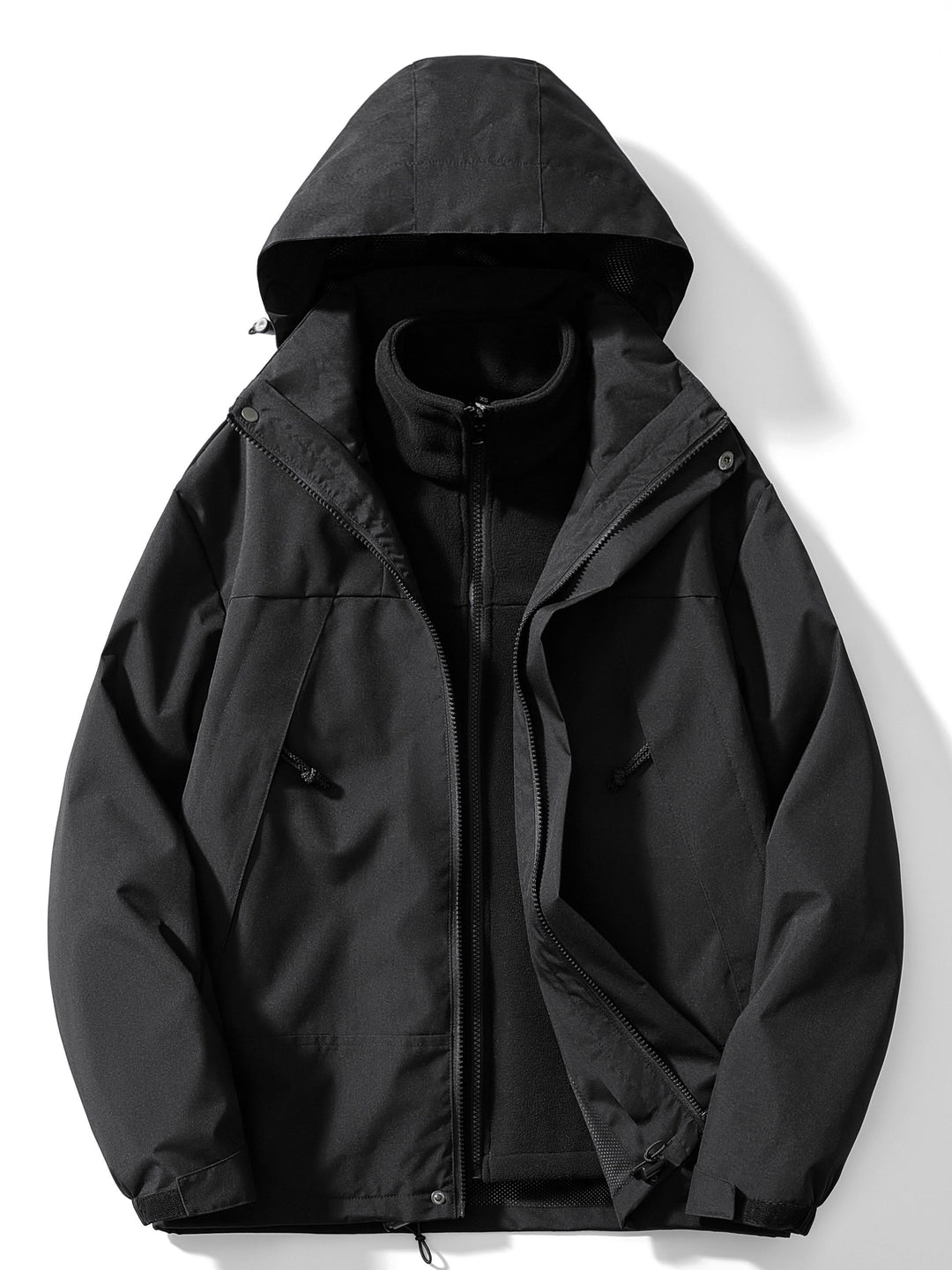 Luvik | 3-i-1 Fleece-vinterjakke med hette for kvinner