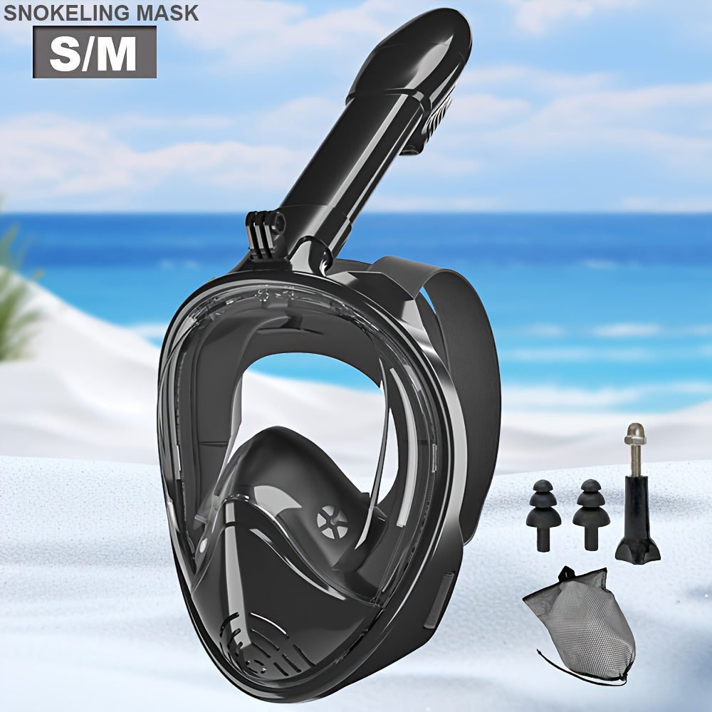 Full-face snorkelmaske med 180° synlighet | Luvikno