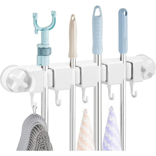 Vacuum Mop Holder Rack Luvikno
