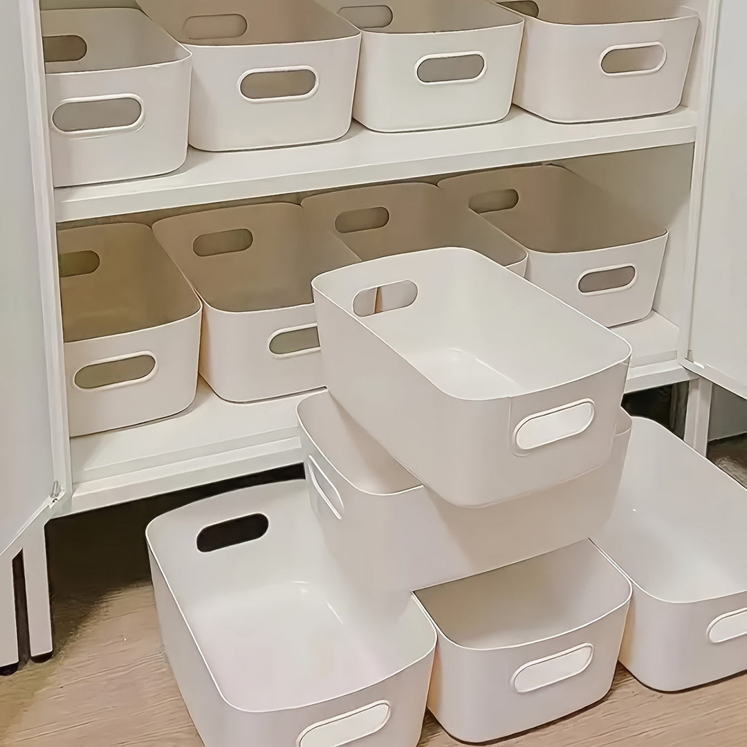 OrganiseerGemak - Sett med 10 vegghyller for kosmetikk og snacks Luvikno